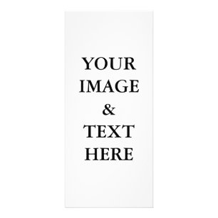 Personalised Custom Your Own Photo Rack Card
