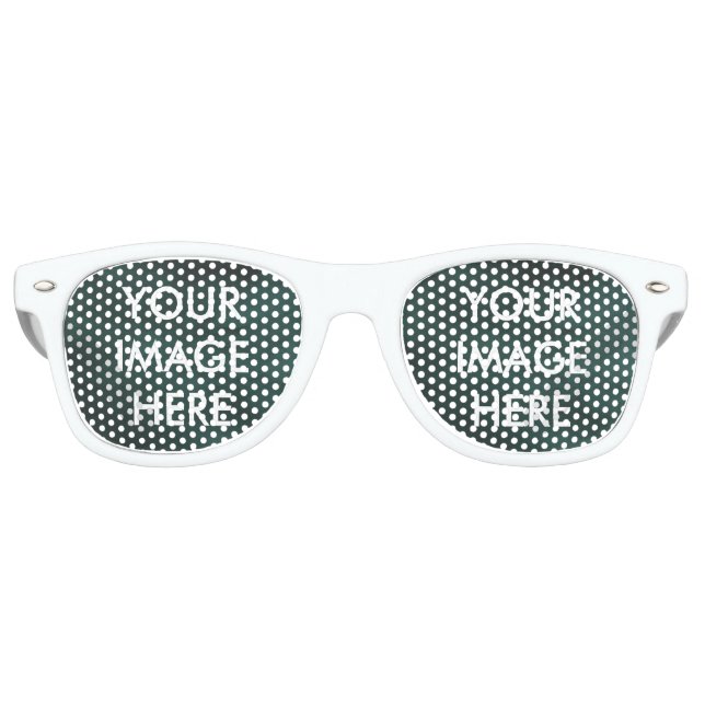 Personalised Custom Your Own Photo Retro Sunglasse Retro Sunglasses (Front)