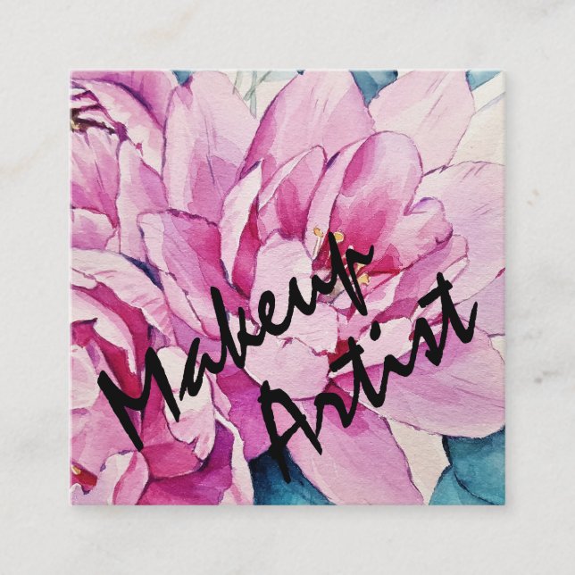 Personalised Custom Your Own Photo Square Business Card (Front)