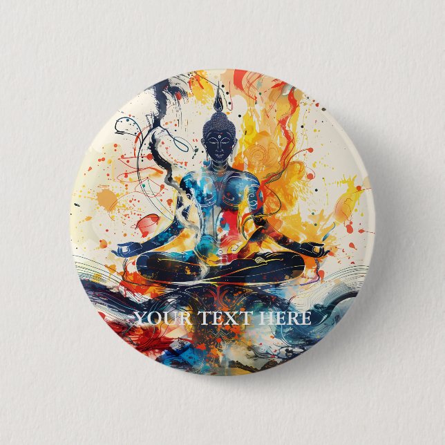 Personalised Custom Your Own Photo & Text 6 Cm Round Badge (Front)