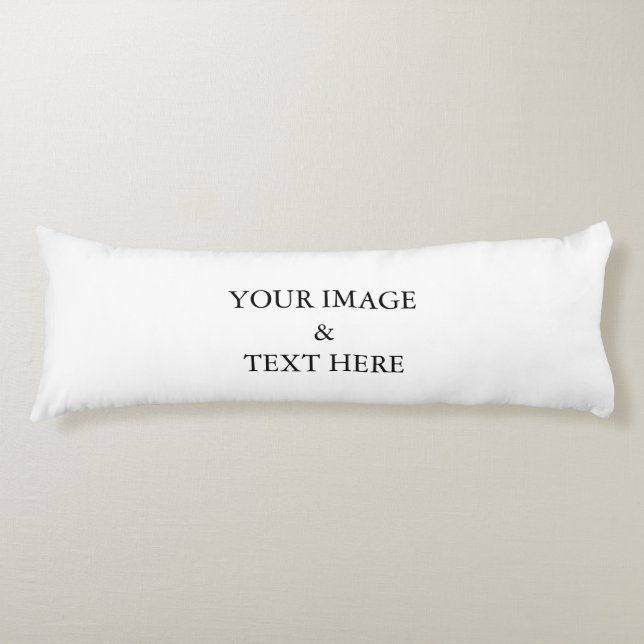 Personalised Custom Your Own Photo & Text  Body Cushion (Front)