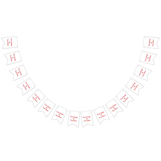 Personalised Custom Your Own Photo & Text Bunting (All)