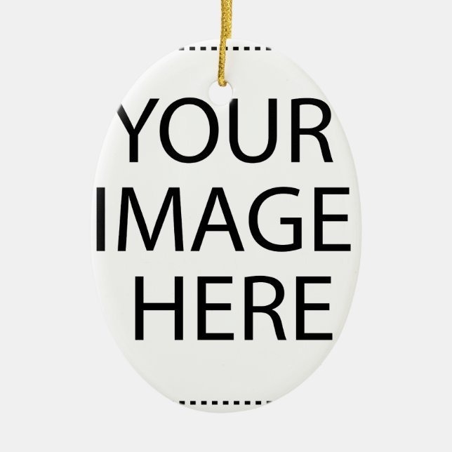 Personalised Custom Your Own Photo & Text Ceramic Tree Decoration (Front)
