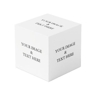 Personalised Custom Your Own Photo & Text  Cube