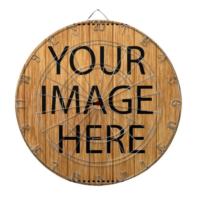 Personalised Custom Your Own Photo & Text Dart Boa Dartboard (Front)