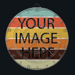 Personalised Custom Your Own Photo & Text Dart Boa Dartboard<br><div class="desc">You can add your favourite photo. This is perfect gift idea. Personalise with your name and other text.</div>