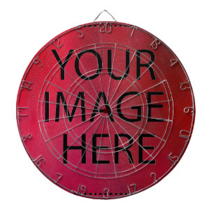 Personalised Custom Your Own Photo & Text Dartboard