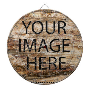 Personalised Custom Your Own Photo & Text Dartboard