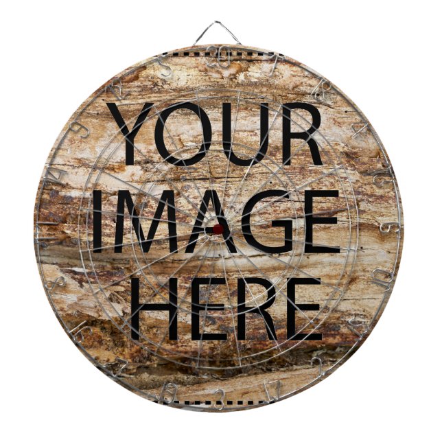 Personalised Custom Your Own Photo & Text Dartboard (Front)