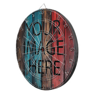 Personalised Custom Your Own Photo & Text Dartboard