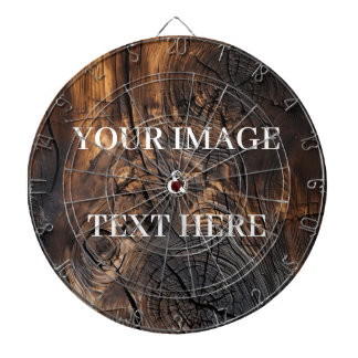 Personalised Custom Your Own Photo & Text Dartboard