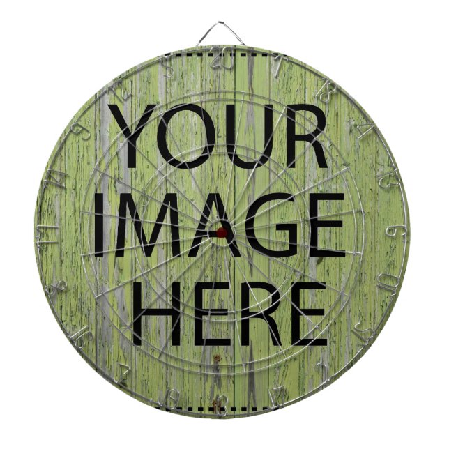 Personalised Custom Your Own Photo & Text Dartboard (Front)