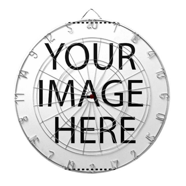 Personalised Custom Your Own Photo & Text Dartboard (Front)