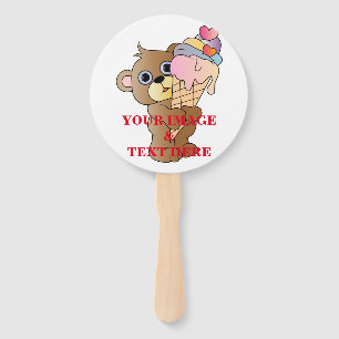 Personalised Custom Your Own Photo & Text Hand Fan