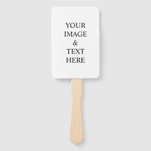 Personalised Custom Your Own Photo & Text Hand Fan