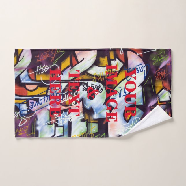 Personalised Custom Your Own Photo & Text Hand Tow Towel (Hand Towel)