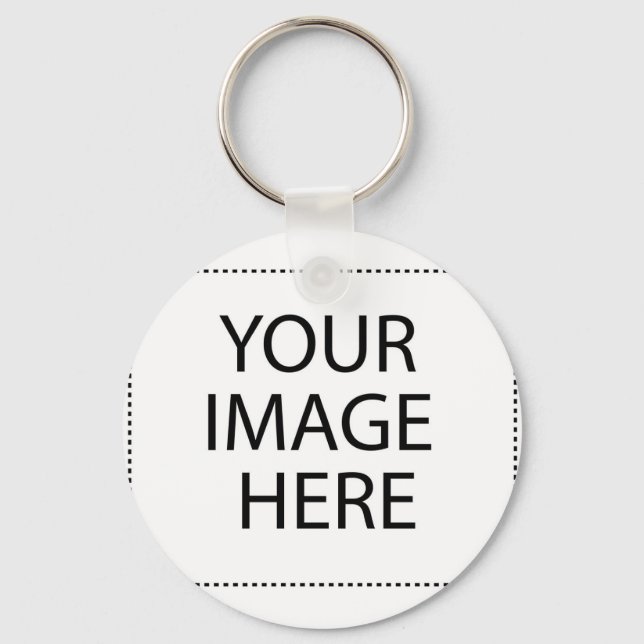 Personalised Custom Your Own Photo & Text Key Ring (Front)