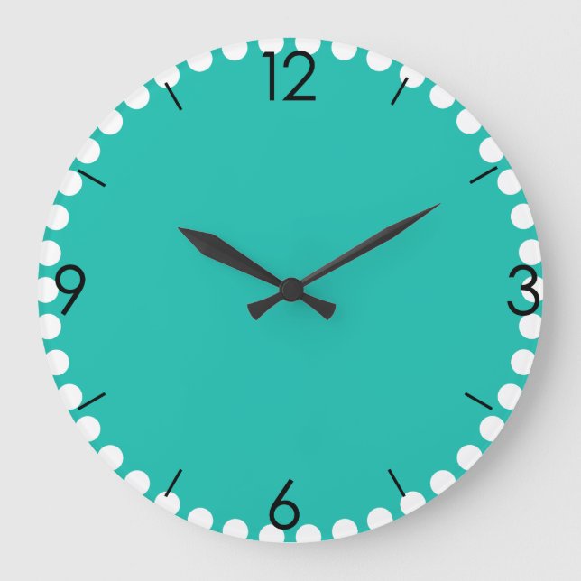 Personalised Custom Your Own Photo & Text Large Clock (Front)