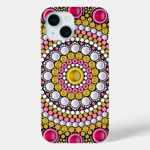 Personalised Custom Your Own Photo & Text Mandala iPhone 15 Case
