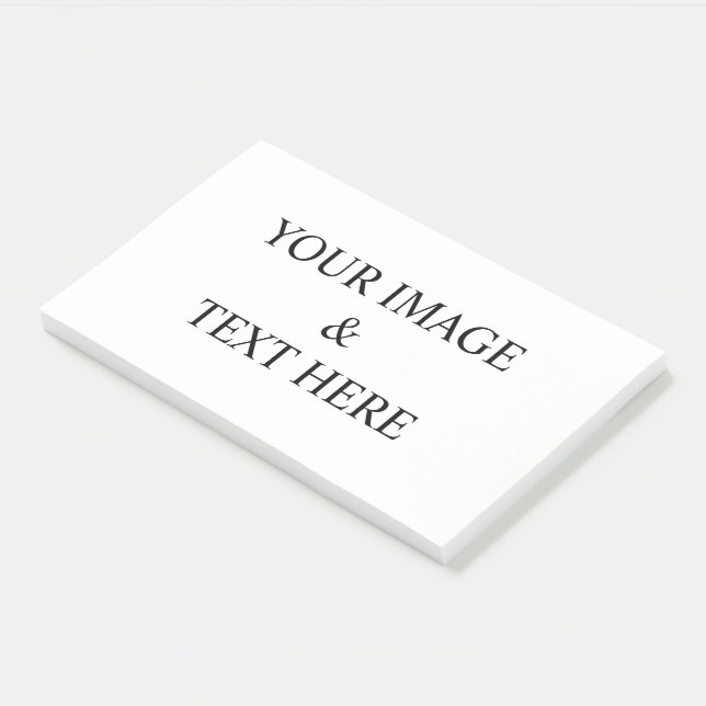 Personalised Custom Your Own Photo & Text  Post-it Notes (Angled)