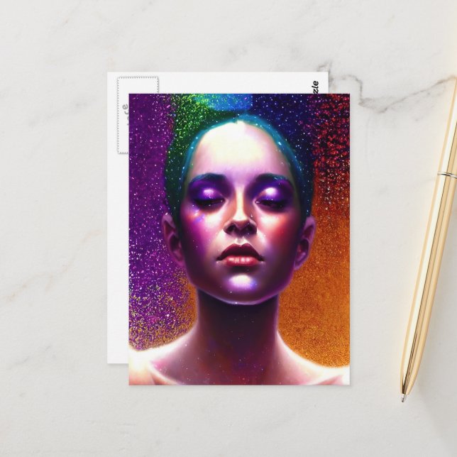 Personalised Custom Your Own Photo & Text Postcard (Front/Back In Situ)