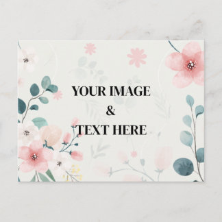 Personalised Custom Your Own Photo & Text Postcard