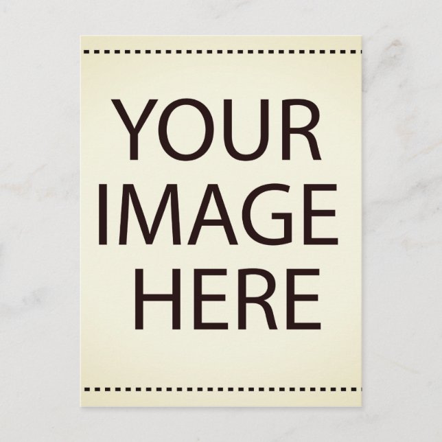 Personalised Custom Your Own Photo & Text Postcard (Front)