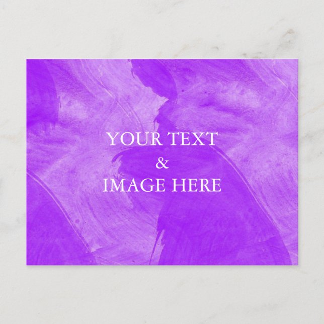 Personalised Custom Your Own Photo & Text Postcard (Front)