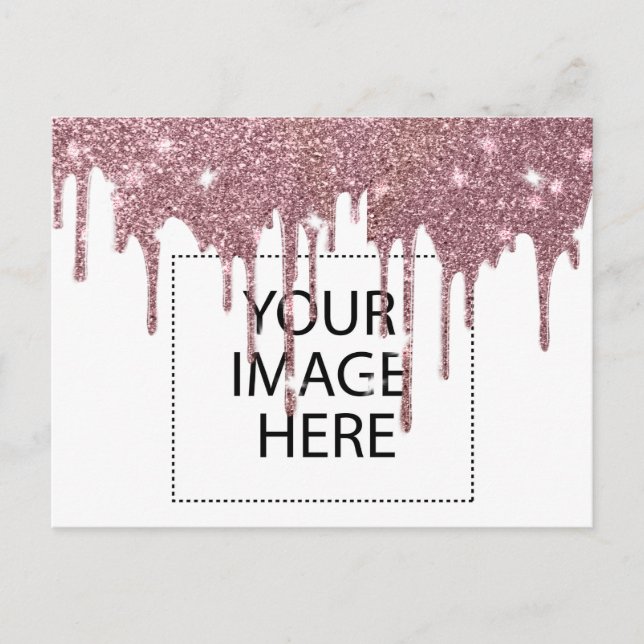 Personalised Custom Your Own Photo & Text Postcard (Front)