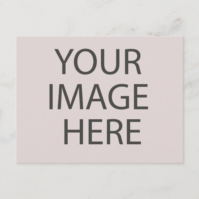 Personalised Custom Your Own Photo & Text Postcard (Front)