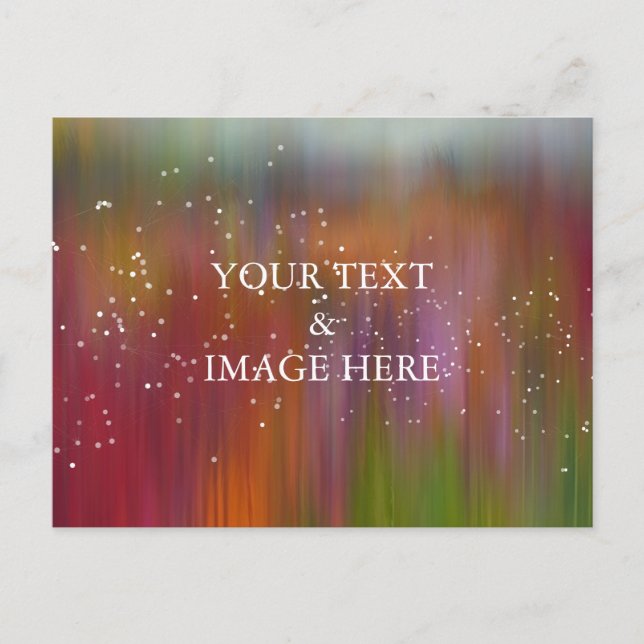 Personalised Custom Your Own Photo & Text Postcard (Front)