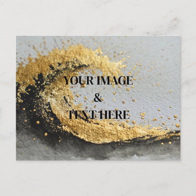 Personalised Custom Your Own Photo & Text Postcard (Front)