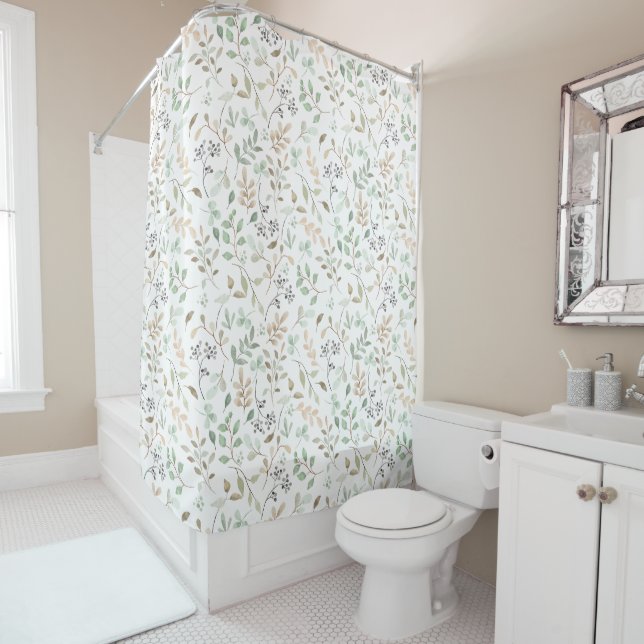 Personalised Custom Your Own Photo & Text Shower Curtain (In Situ)
