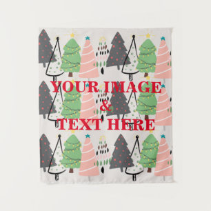 Personalised Custom Your Own Photo & Text Tapestry