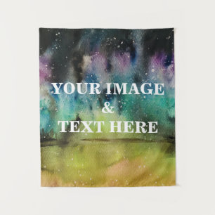 Personalised Custom Your Own Photo & Text Tapestry