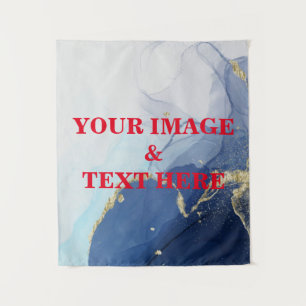 Personalised Custom Your Own Photo & Text Tapestry