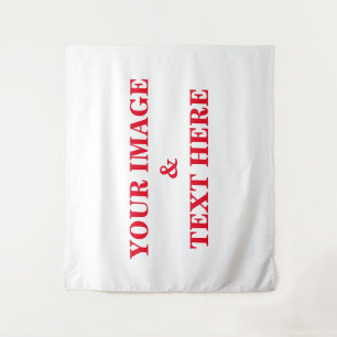 Personalised Custom Your Own Photo & Text Tapestry