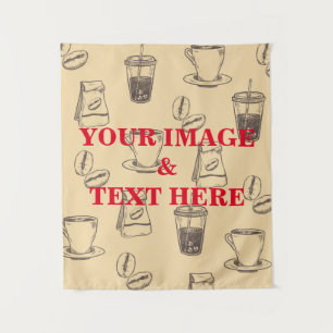 Personalised Custom Your Own Photo & Text Tapestry