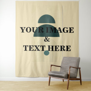 Personalised Custom Your Own Photo & Text Tapestry