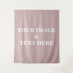 Personalised Custom Your Own Photo & Text Tapestry