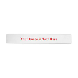 Personalised Custom Your Own Photo & Text Wraparound Address Label