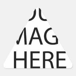 Personalised Custom Your Own Photo Triangle Sticker