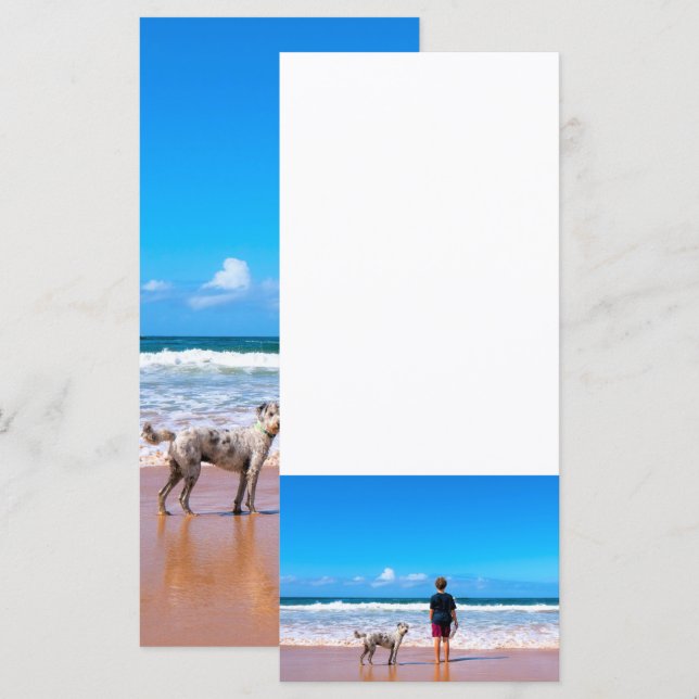 Personalised Custom Your Pet Photo Menu (Front/Back)