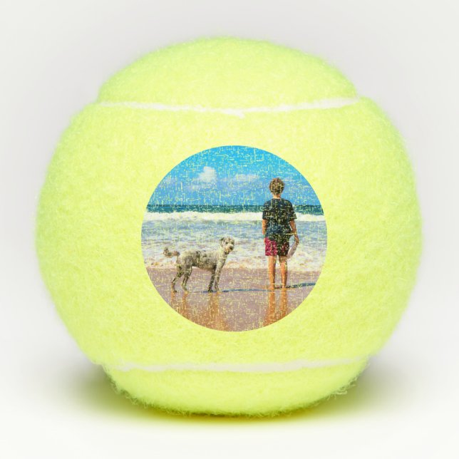 Personalised Custom Your Pet Photo Tennis Balls (Front)
