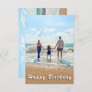 Personalised Custom Your Photo Birthday Card