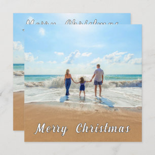Personalised Custom Your Photo Christmas Card