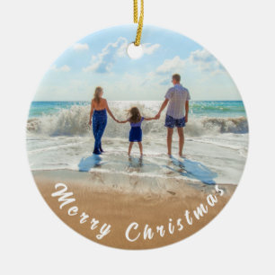 Personalised Custom Your Photo Christmas Ornament
