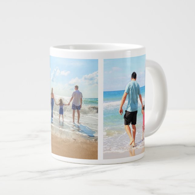 Personalised Custom Your Photo Collage Coffee Mug (Front Right)