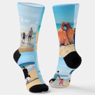 Personalised Custom Your Photo Collage Socks