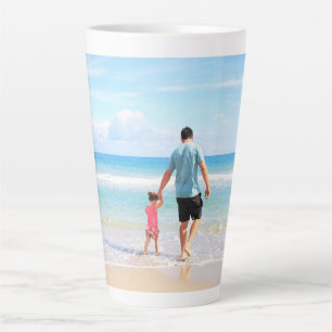 Personalised Custom Your Photo Latte Mug